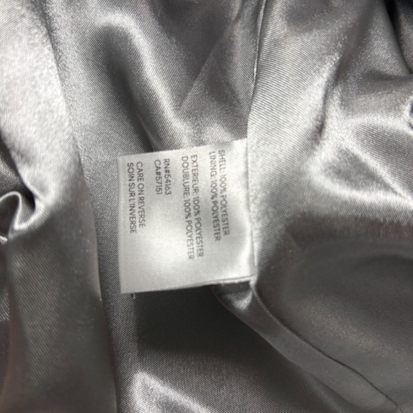 Calvin Klein Ladies'Trench Coat Pockets Removable Hood, Black PL, 4 Buttons, Tie - Picture 3 of 16